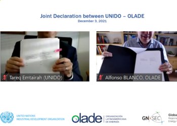 OLACDE y ONUDI firman un acuerdo para mejorar los esfuerzos de uso de energía sostenible en los países de América Latina y el Caribe