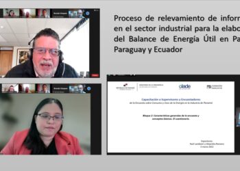 Inició el proceso de relevamiento de información en el sector industrial para la elaboración del Balance de Energía Útil en Panamá, Paraguay y Ecuador