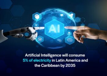 Artificial Intelligence will consume 5% of electricity in Latin America and the Caribbean by 2035