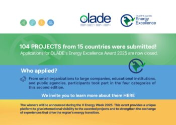 104 projects from 15 countries compete for the OLACDE Energy Excellence Award 2025